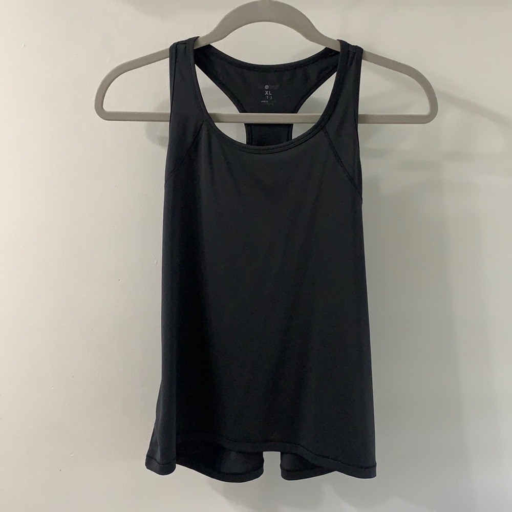 Black Atheltic Tank Top